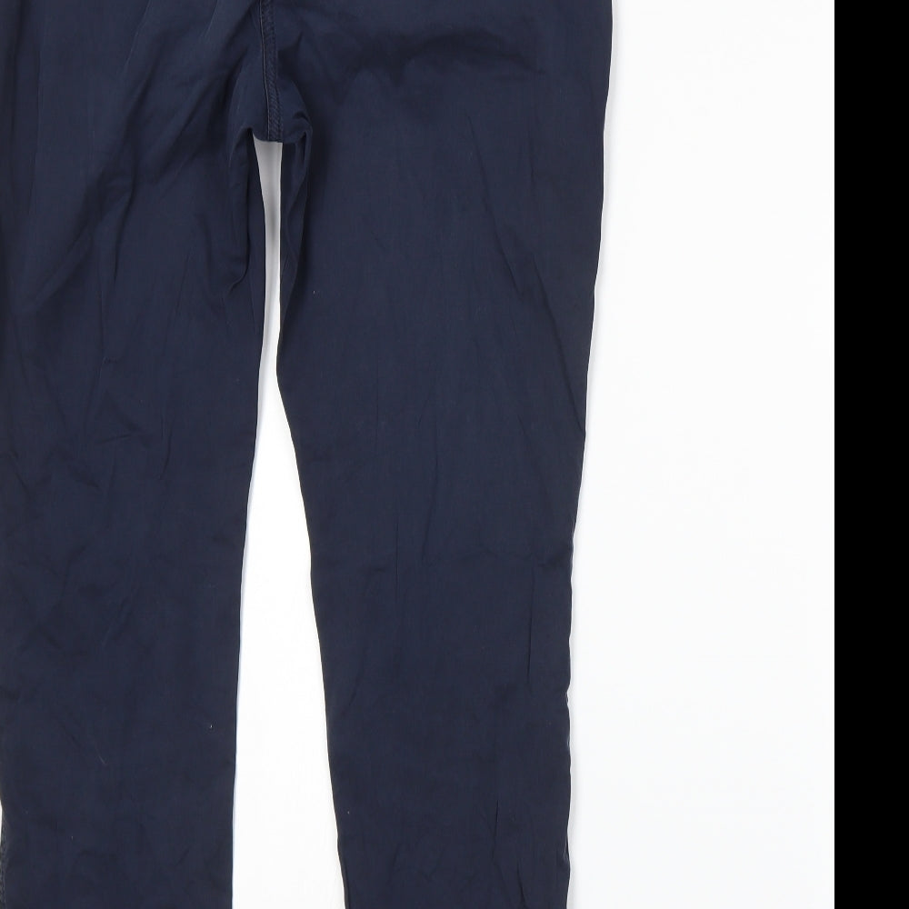 Womens UK Size 10 Dorothy Perkins Regular Fit  Blue Trousers