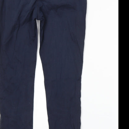 Womens UK Size 10 Dorothy Perkins Regular Fit  Blue Trousers