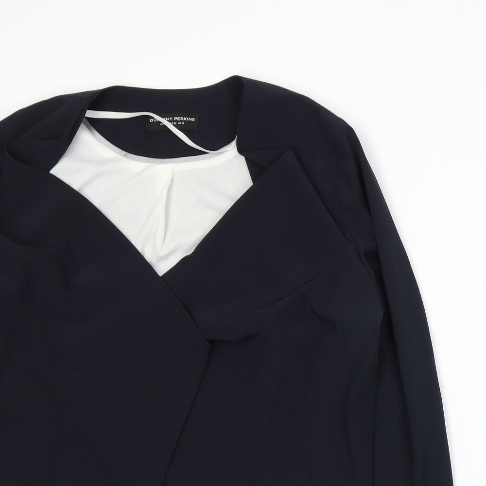 Dorothy Perkins Womens Blue   Jacket Blazer Size 10