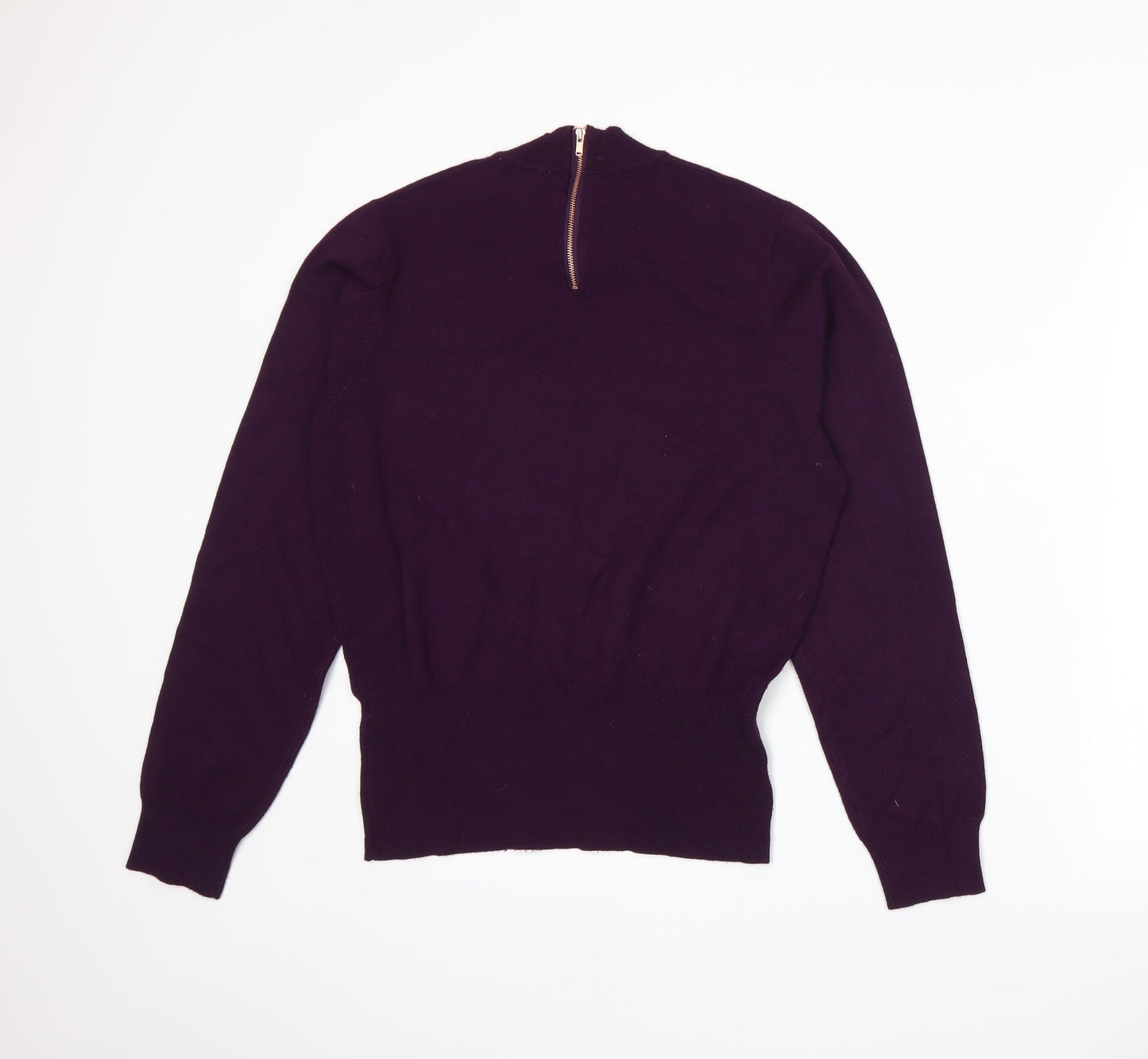 Linea Womens Purple  Knit Pullover Jumper Size M