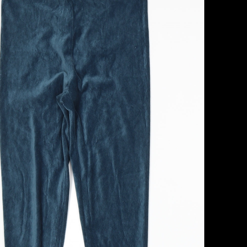 Womens UK Size 14 Marks and Spencer Regular Fit Sweatpants Blue Trousers