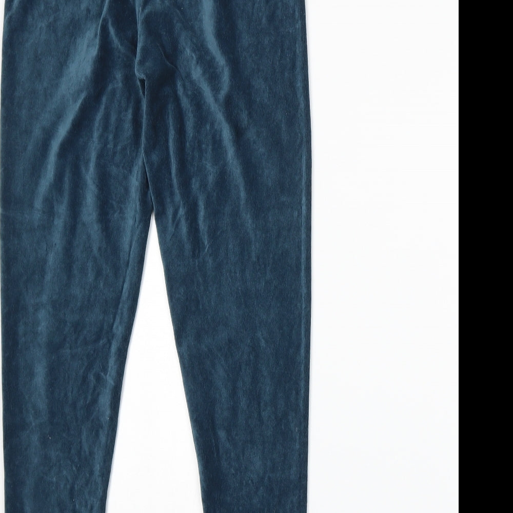 Womens UK Size 14 Marks and Spencer Regular Fit Sweatpants Blue Trousers