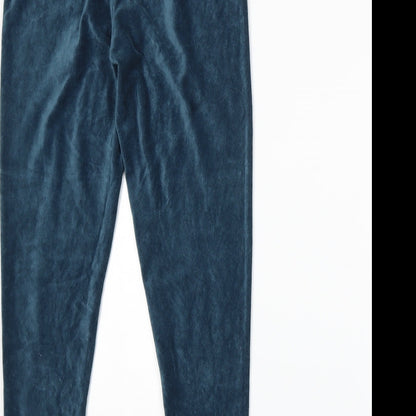 Womens UK Size 14 Marks and Spencer Regular Fit Sweatpants Blue Trousers