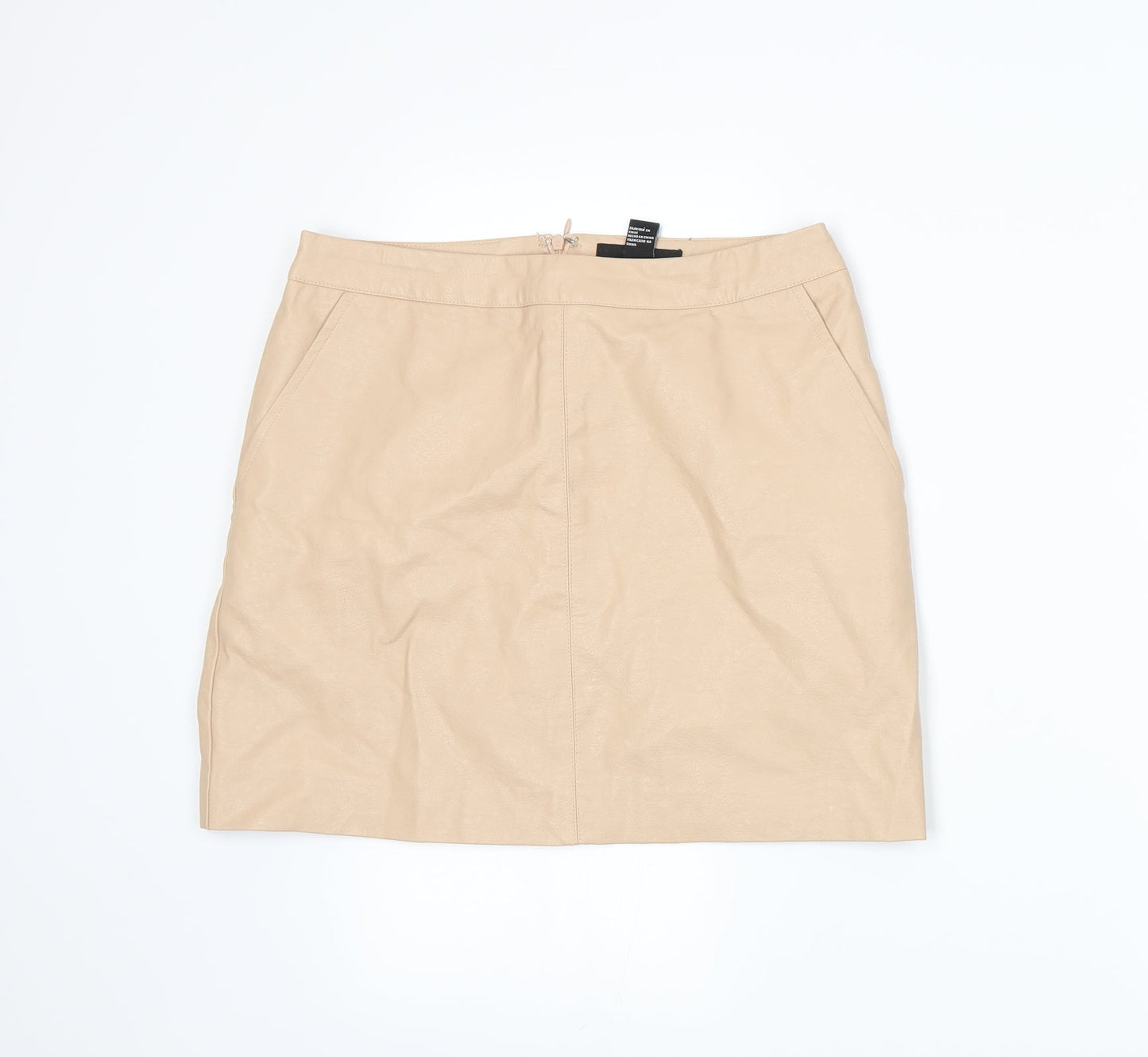 FOREVER 21 Womens Beige   A-Line Skirt Size M