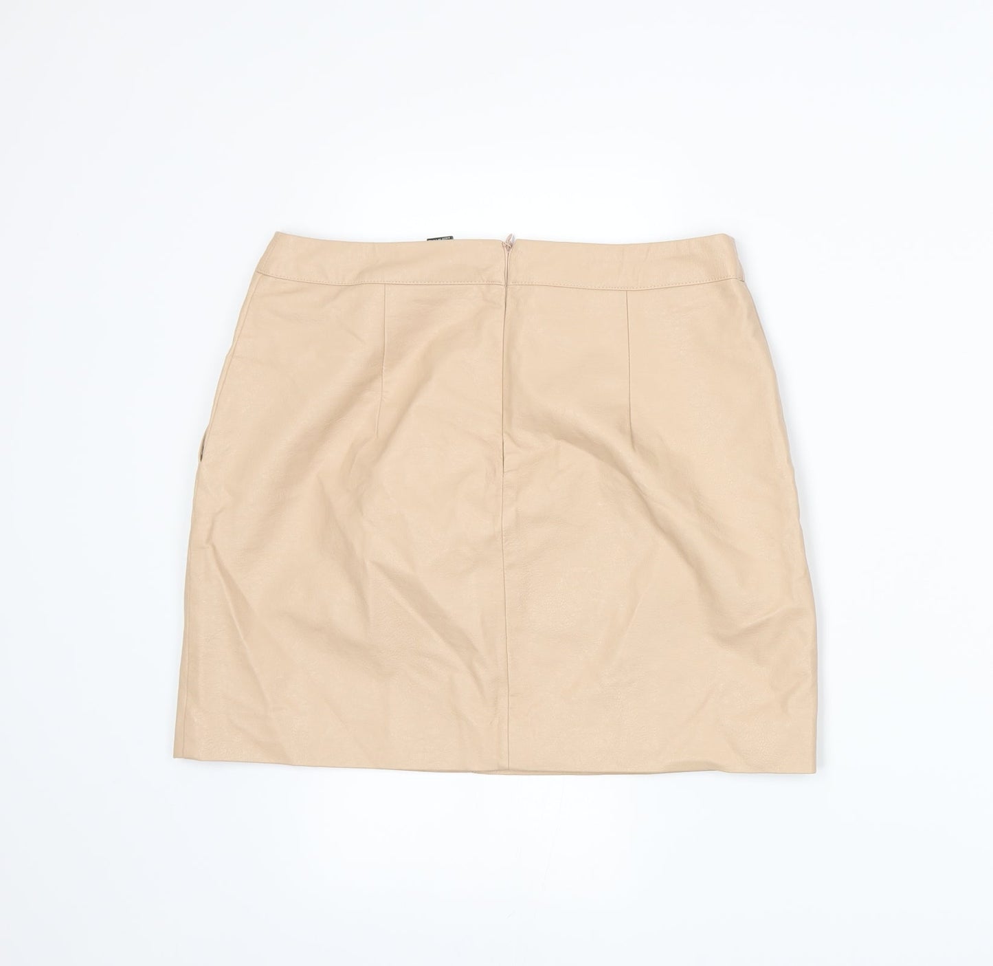 FOREVER 21 Womens Beige   A-Line Skirt Size M