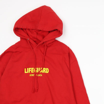 Mens UK Size M All We Do is Red Pullover Hoodie