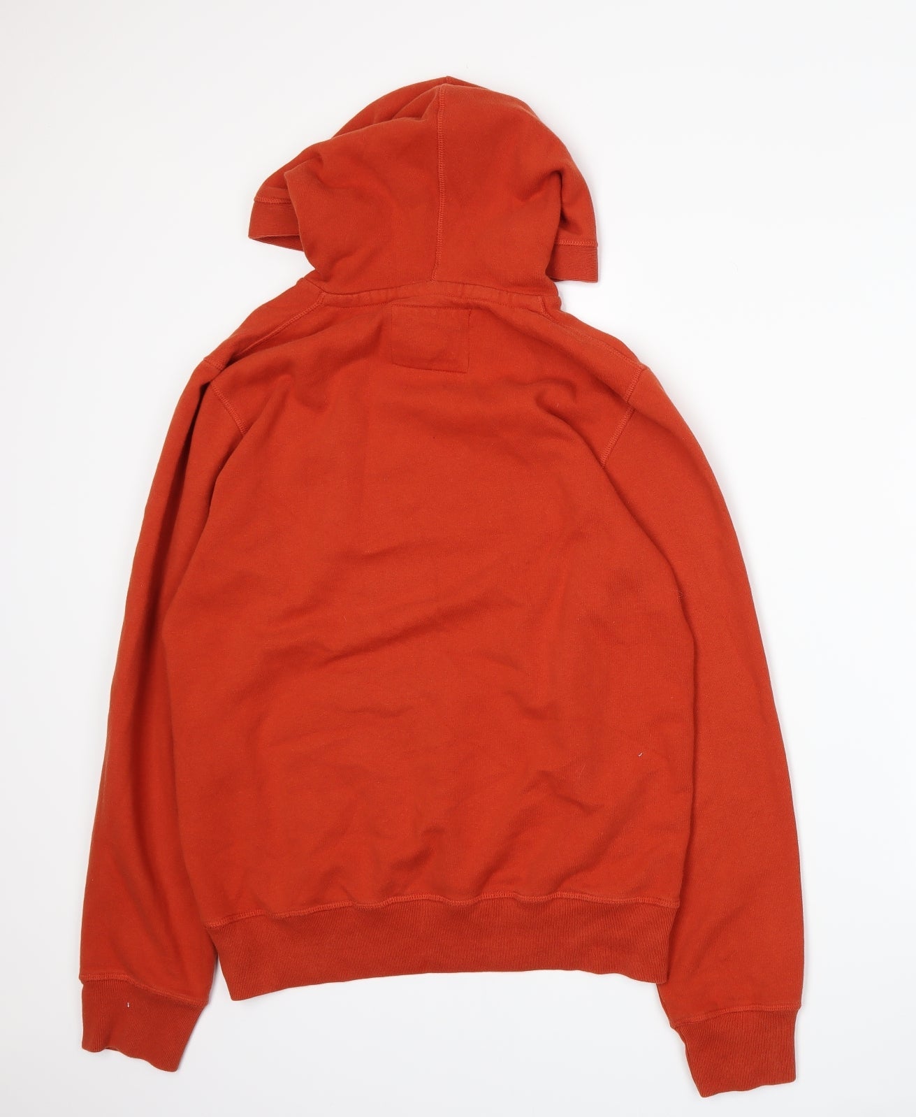 Mens UK Size S H&M Orange Pullover Hoodie
