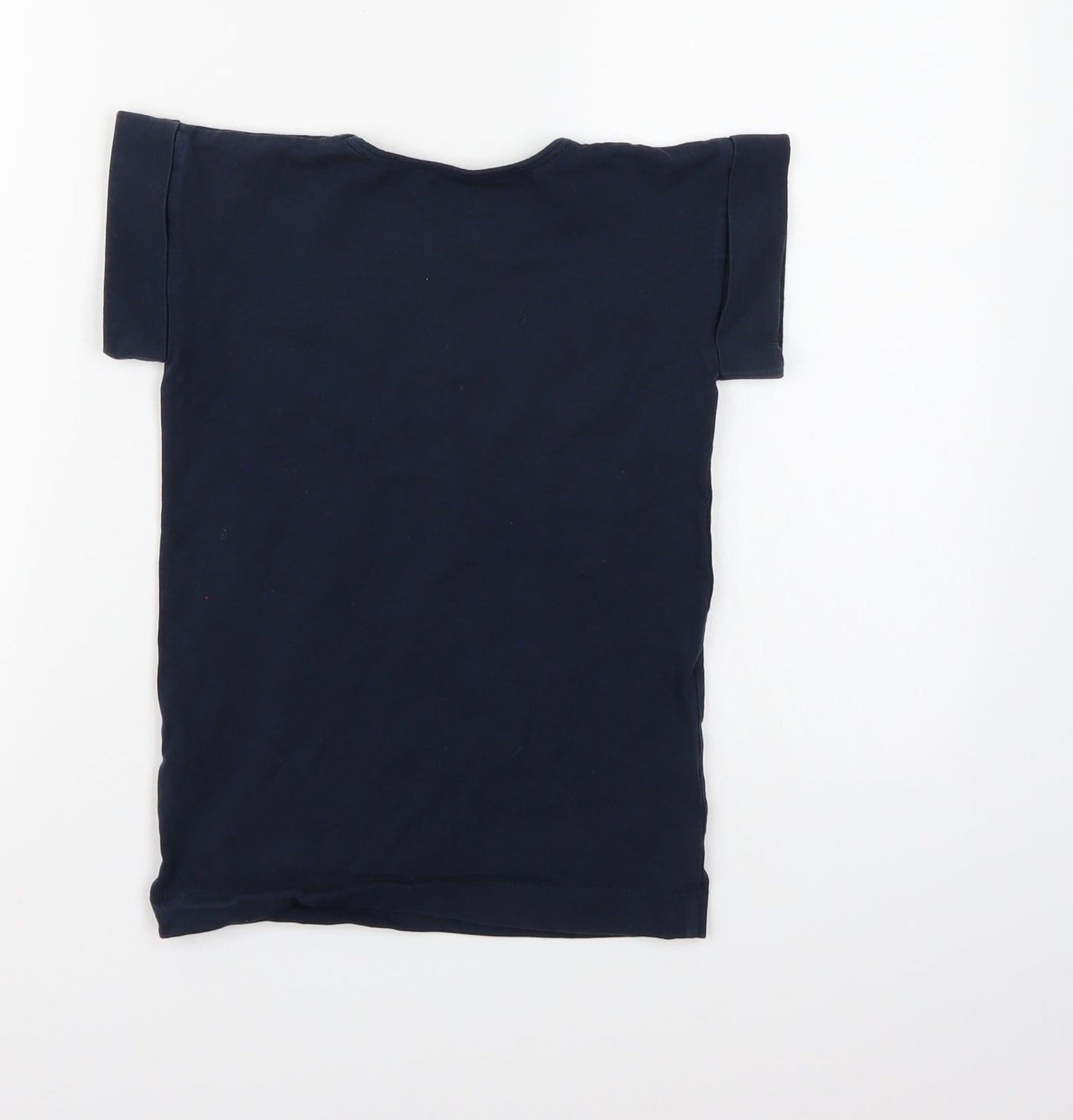 JESSIE AND JAMES Boys Blue   Basic T-Shirt Size 10-11 Years
