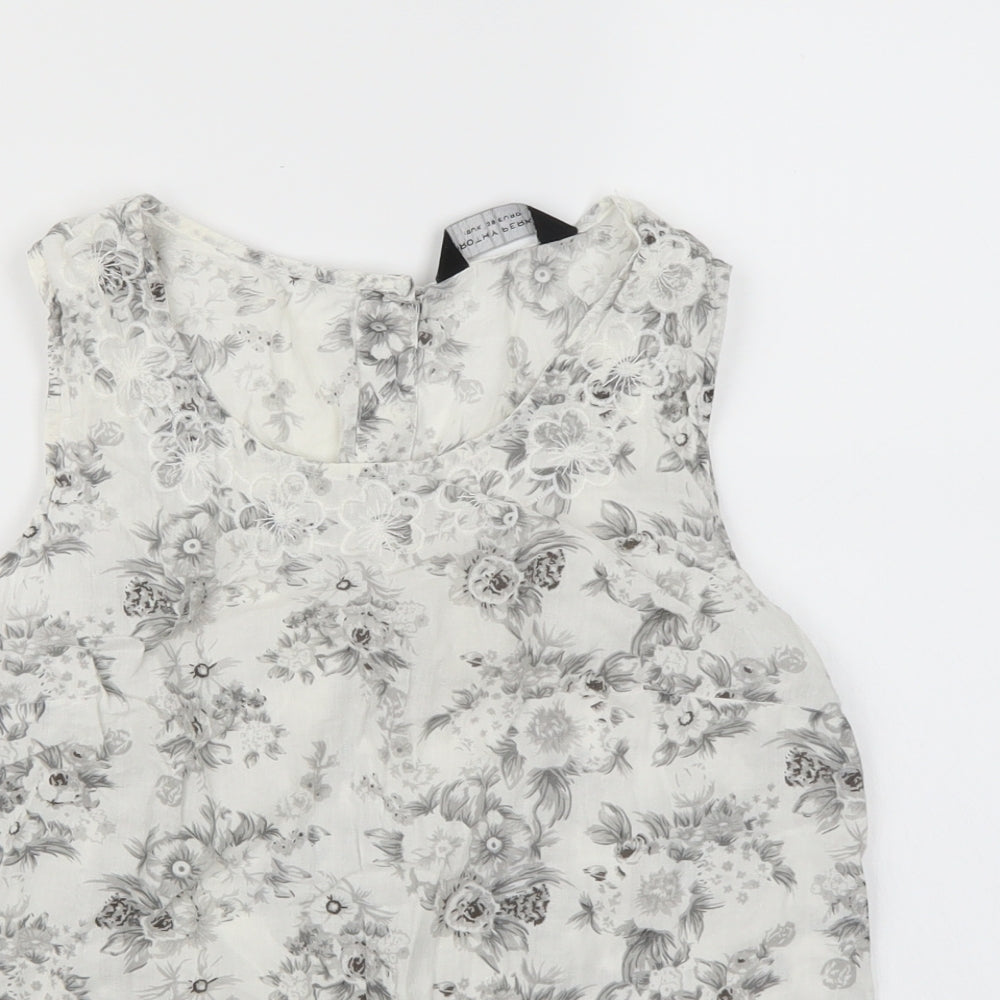 Womens UK Size 10 Dorothy Perkins White Camisole Tank