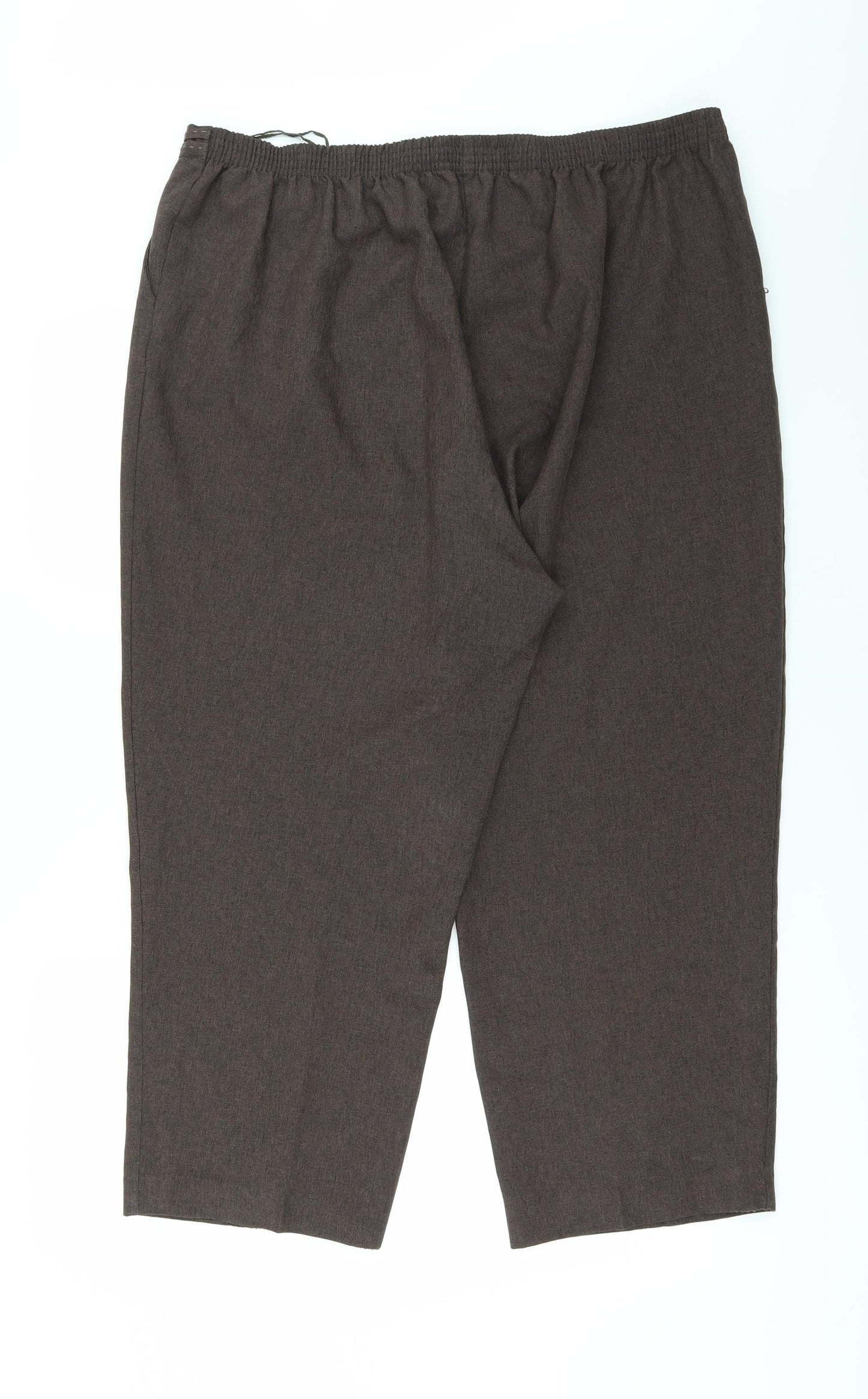Womens UK Size 20 BM Regular Fit  Brown Trousers