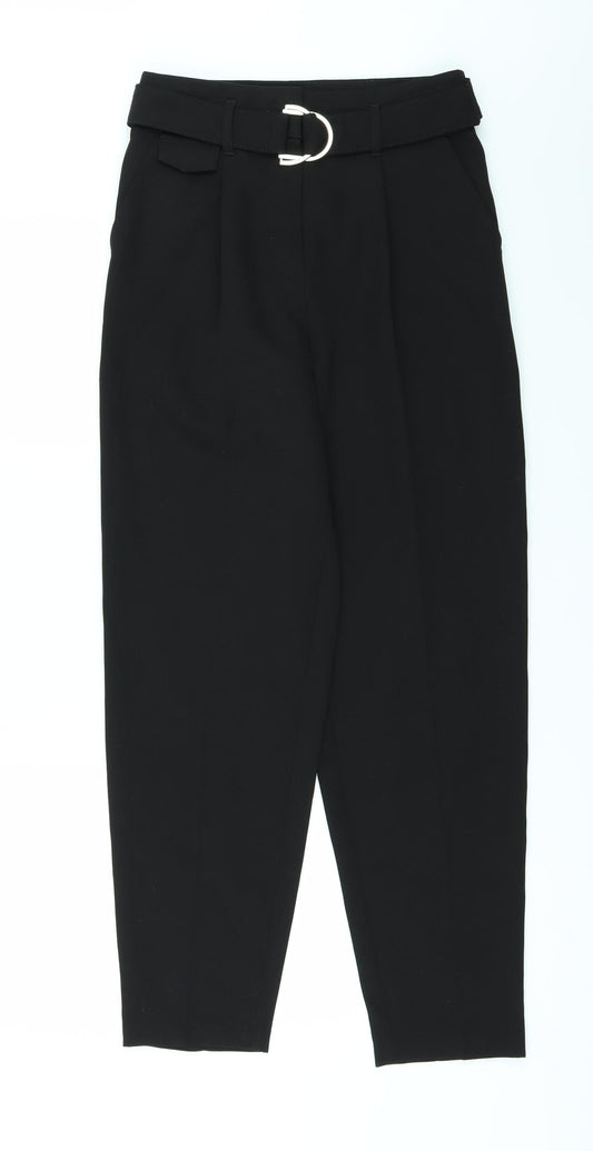 F&F Womens Black   Trousers  Size 6 L26 in