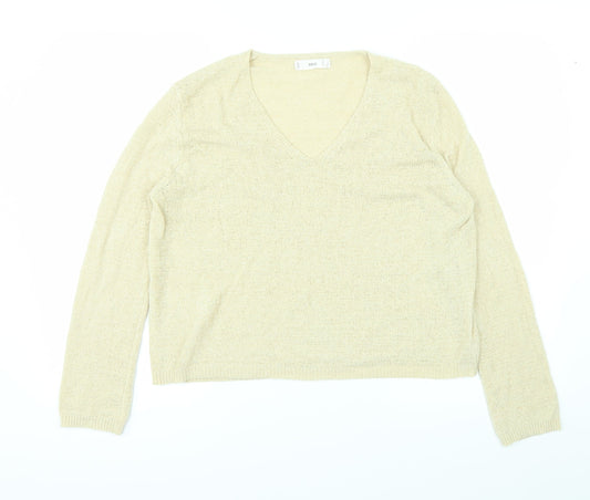 mng Womens White   Pullover Jumper Size M