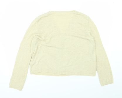 mng Womens White   Pullover Jumper Size M