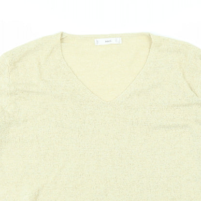 mng Womens White   Pullover Jumper Size M