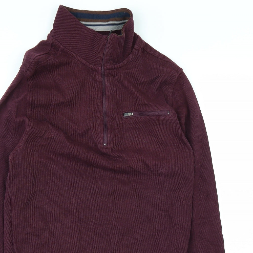 Lakeland Mens Red   Pullover Jumper Size S