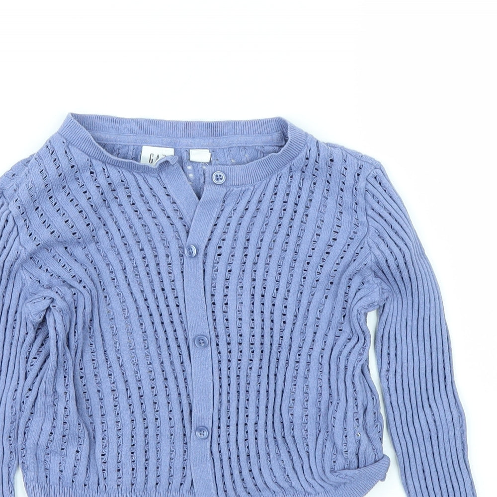 Gap Girls Purple   Cardigan Jumper Size S