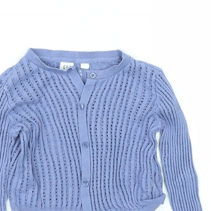 Gap Girls Purple   Cardigan Jumper Size S