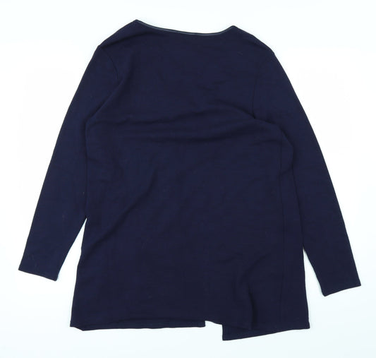 Roman Originals Womens Blue   Cardigan Jumper Size M