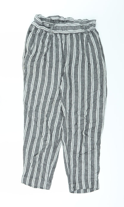 Womens UK Size 8 H&M Regular Fit  Grey Trousers