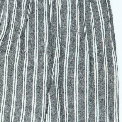 Womens UK Size 8 H&M Regular Fit  Grey Trousers
