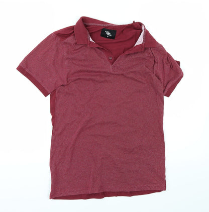 Cedar Wood State Mens Red    Polo Size S