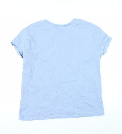 Marks and Spencer Mens Blue    T-Shirt Size M