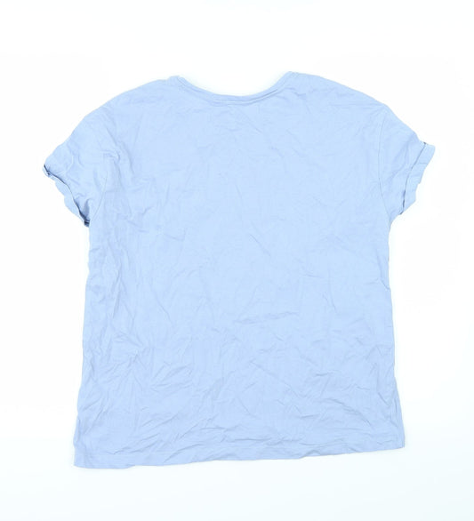 Marks and Spencer Mens Blue    T-Shirt Size M