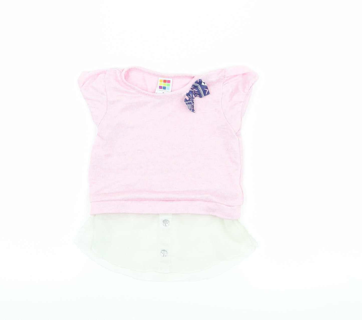 Healthtex Girls Pink   Basic T-Shirt Size 3 Years