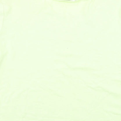 Womens UK Size 16 Afibel Green Basic T-Shirt