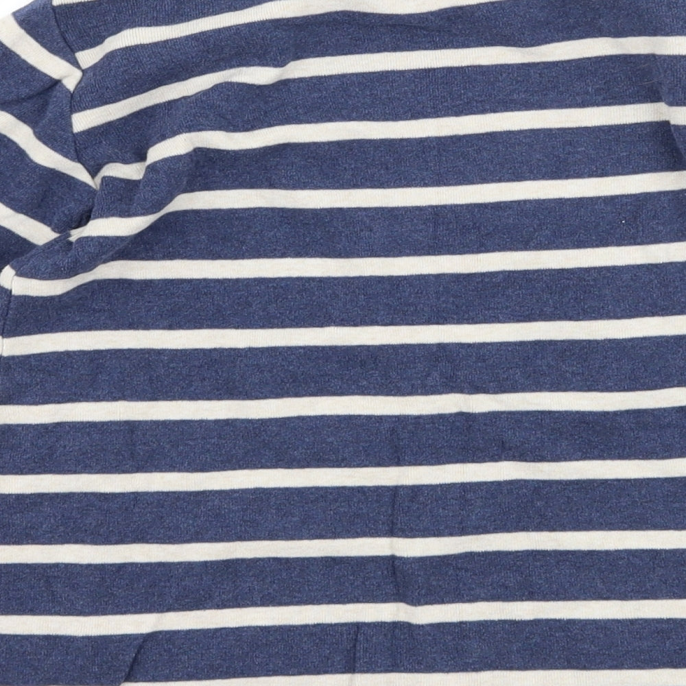 NEXT Girls Blue Striped  Pullover Jumper Size 5 Years  - star