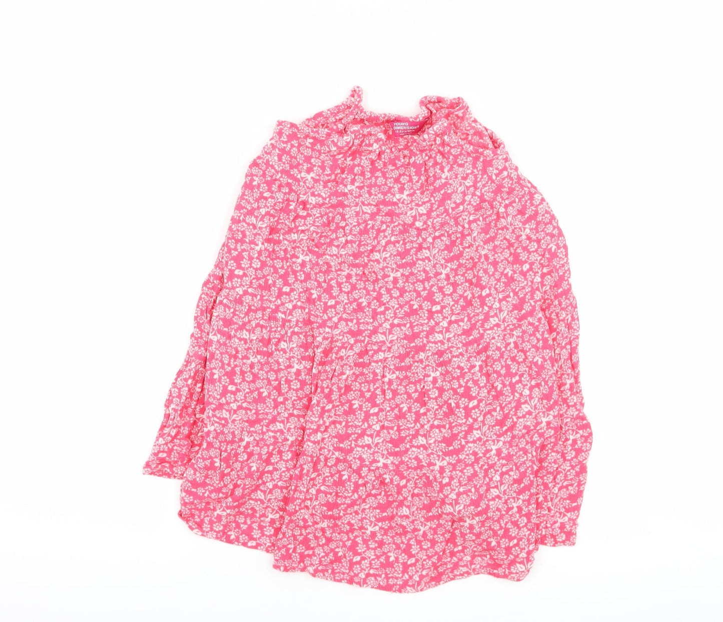 Primark Girls Pink Floral  A-Line  Size 18-24 Months