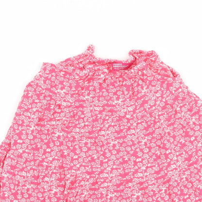 Primark Girls Pink Floral  A-Line  Size 18-24 Months