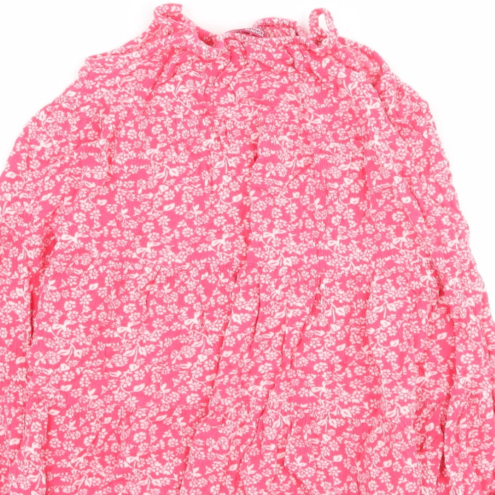 Primark Girls Pink Floral  A-Line  Size 18-24 Months