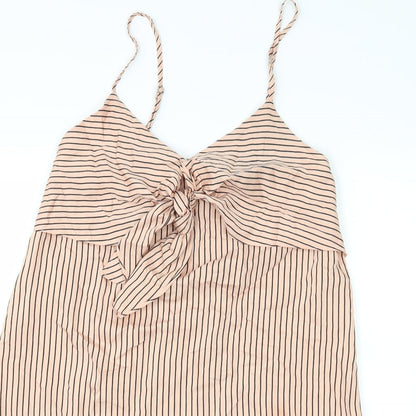 Marks and Spencer Womens Pink Striped  Shift  Size 8