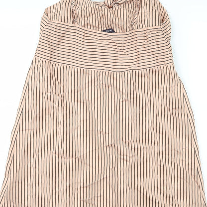 Marks and Spencer Womens Pink Striped  Shift  Size 8