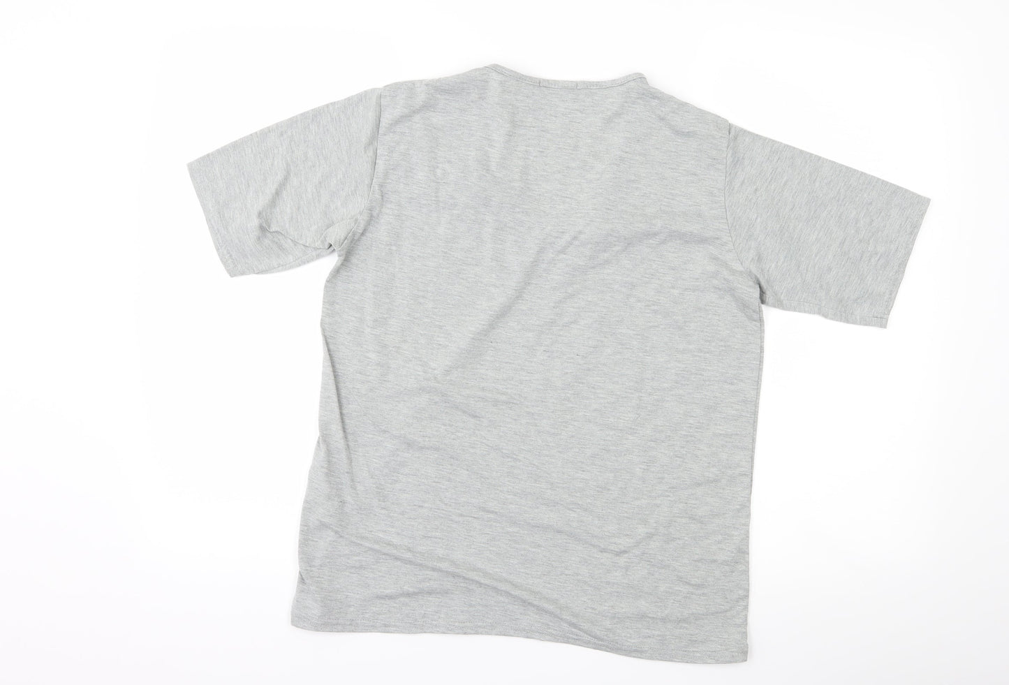 Womens UK Size 10 PRETTYLITTLETHING Grey Basic T-Shirt