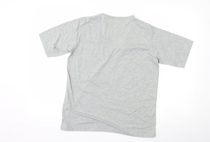 Womens UK Size 10 PRETTYLITTLETHING Grey Basic T-Shirt