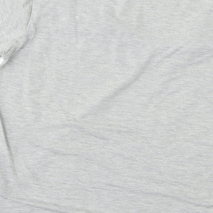 Womens UK Size 10 PRETTYLITTLETHING Grey Basic T-Shirt