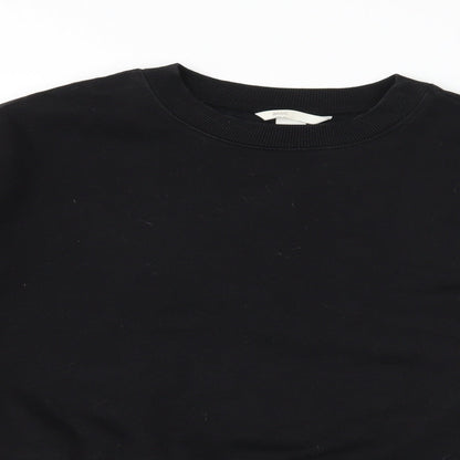 H&M Womens Black   Pullover Sweatshirt Size M