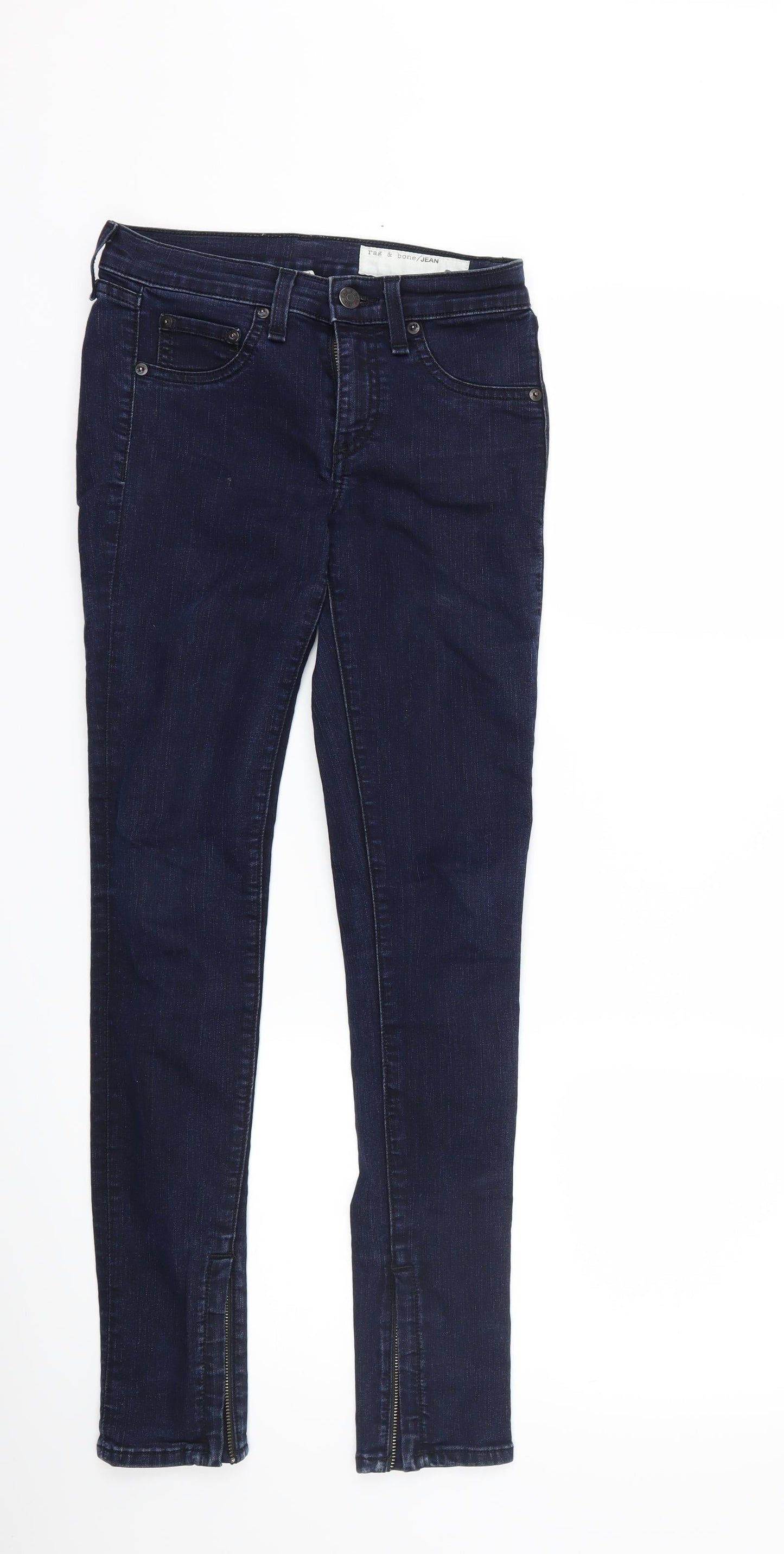 rag & bone Womens Blue  Denim Skinny Jeans Size 24 in L27 in