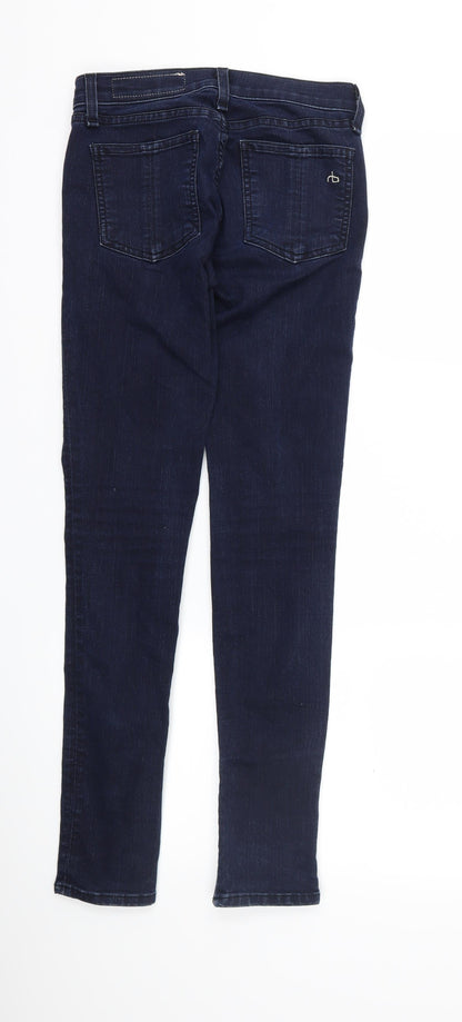 rag & bone Womens Blue  Denim Skinny Jeans Size 24 in L27 in