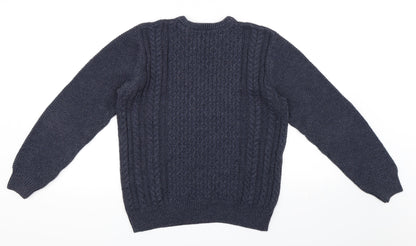 F&F Mens Blue   Pullover Jumper Size S