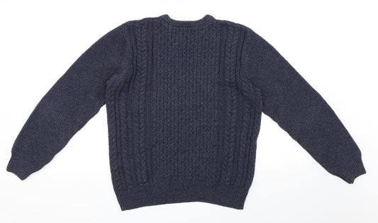 F&F Mens Blue   Pullover Jumper Size S