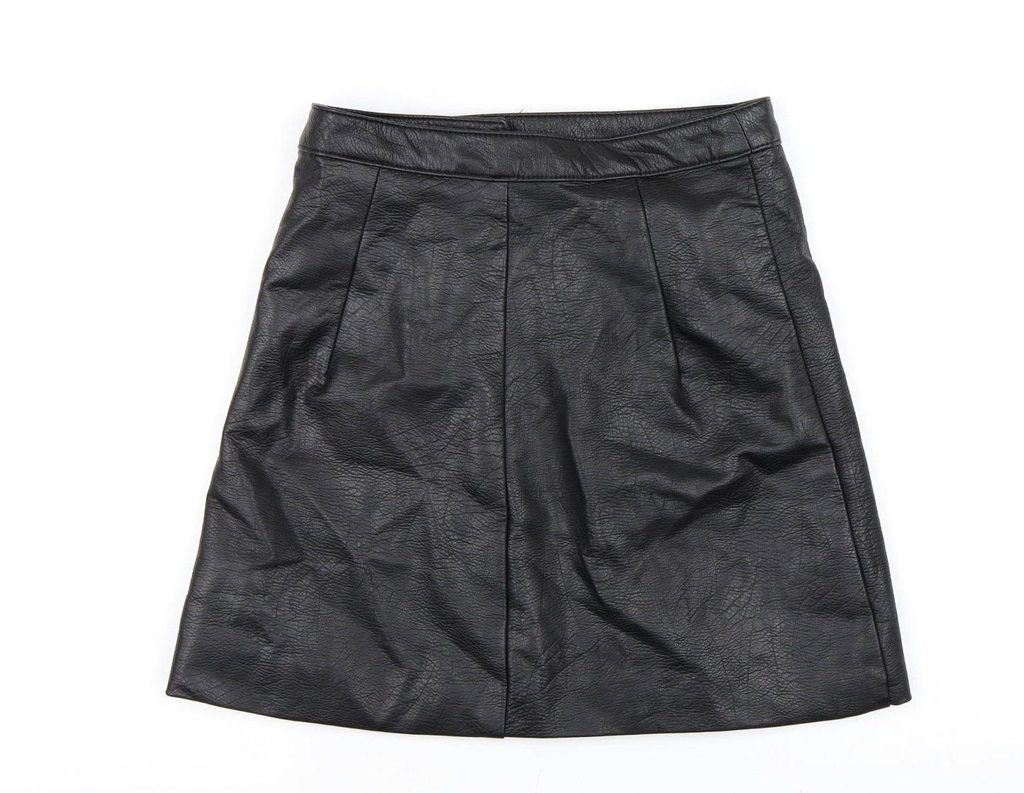 H&M Womens Black   A-Line Skirt Size 6