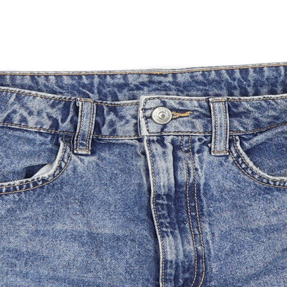 H&M Womens Blue   Hot Pants Shorts Size 8