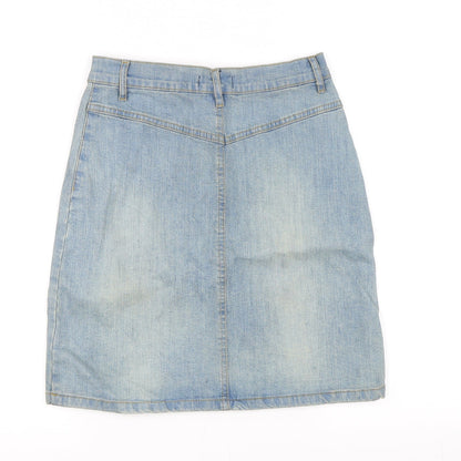 NL Jeans Womens Blue   Straight & Pencil Skirt Size 8