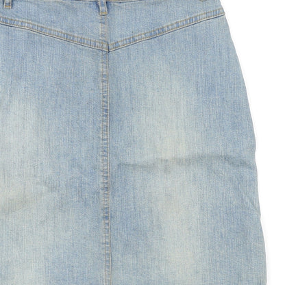 NL Jeans Womens Blue   Straight & Pencil Skirt Size 8