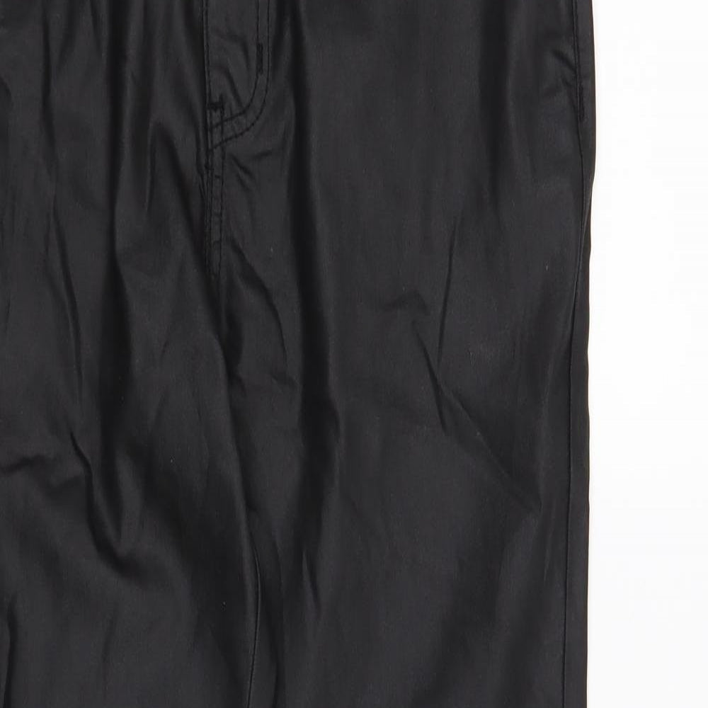 24/7 Authentic Denim Womens Black   Skinny Jeans Size 12 L29 in