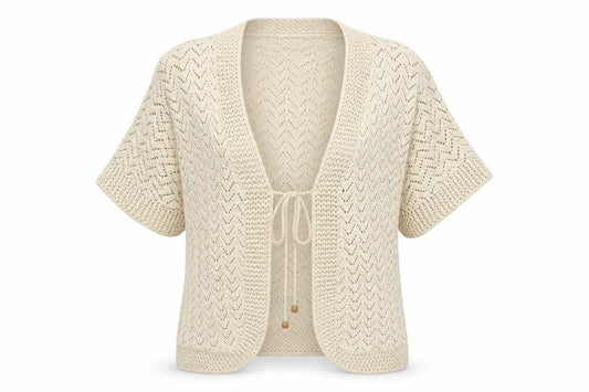 Pulse Womens White   Cardigan Jumper Size L