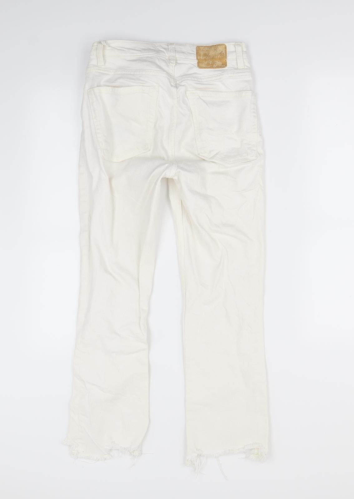 Zara Womens Ivory   Jegging Jeans Size 6 L28 in